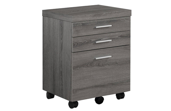 17.75" x 18.25" x 25.25" Dark Taupe Black Particle Board 3 Drawers - Premium furniture from Jade - Just $227! Shop now at dreamcatcherbutik