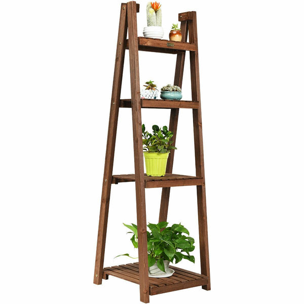 4 Tier Wooden Folding Plant Stand / Display Stand - Premium Home & Garden from Emerald Caeneus - Just $127.78! Shop now at dreamcatcherbutik