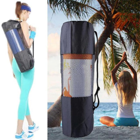 Black Outdoor Yoga Mat Roller storage Bag - dreamcatcherbutik