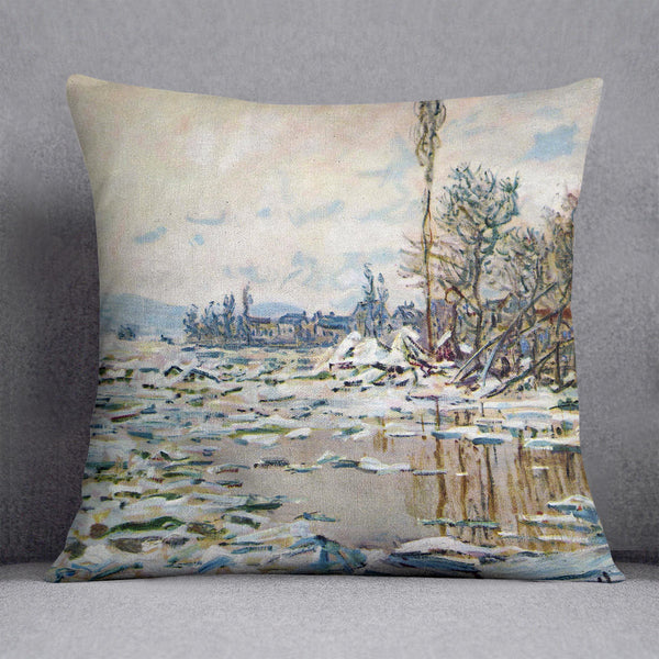 Break Up of Ice by Monet Cushion - Premium Clothing from Scorpius - Just $36.52! Shop now at dreamcatcherbutik