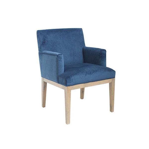 Brook Armed Dining Chair Royal Blue - Premium Home & Garden from Amethyst Hera - Just $923.67! Shop now at dreamcatcherbutik