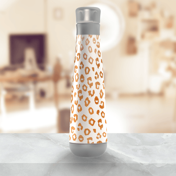 Copper Leopard Print Water Bottle - dreamcatcherbutik