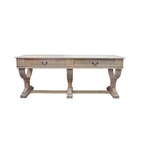 Curtis 2 Drawer Large Console Natural Reclaimed Timber - Premium Home & Garden from Amethyst Hera - Just $3035.09! Shop now at dreamcatcherbutik