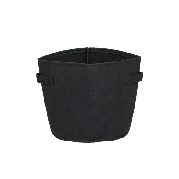 Felt Flower Pot for Indoor and Outdoor, Color: Black, 20L - dreamcatcherbutik