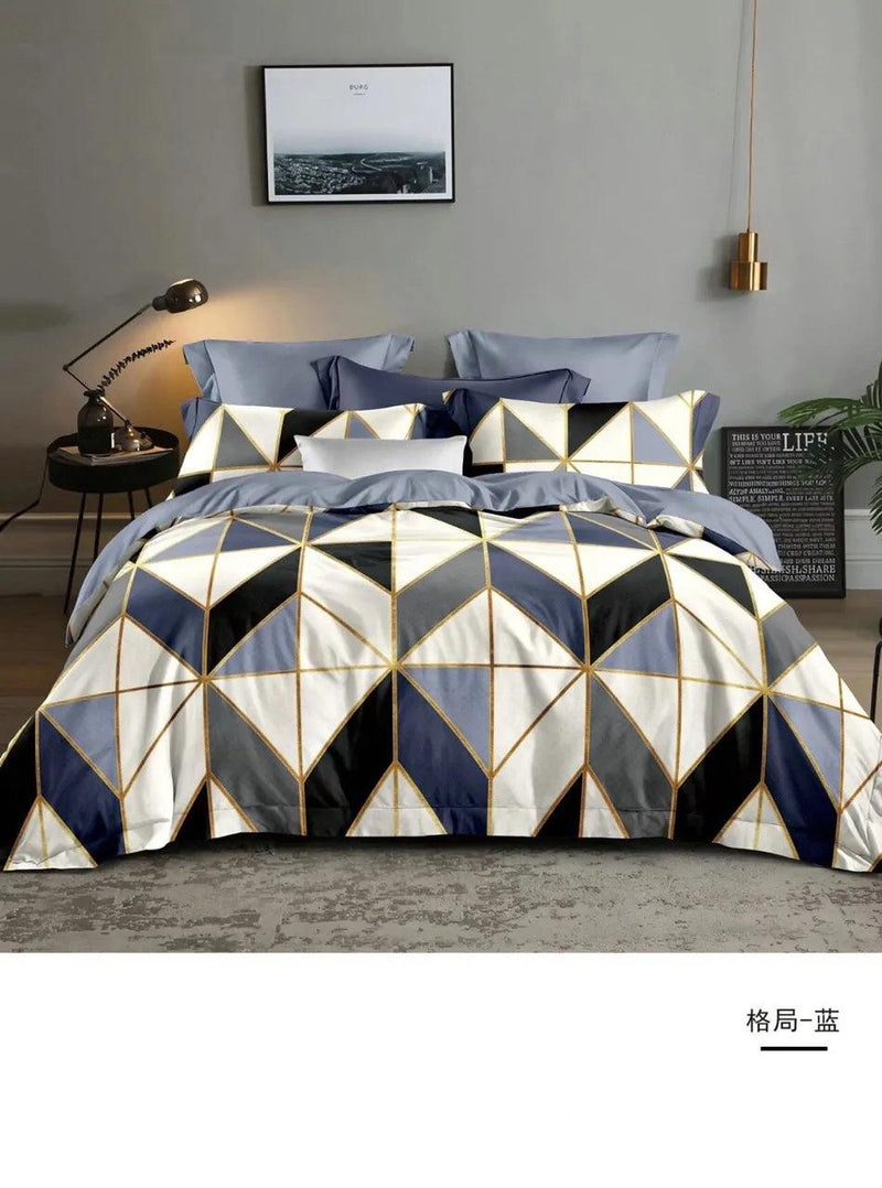 Geometry Comforter Bedding Set - dreamcatcherbutik