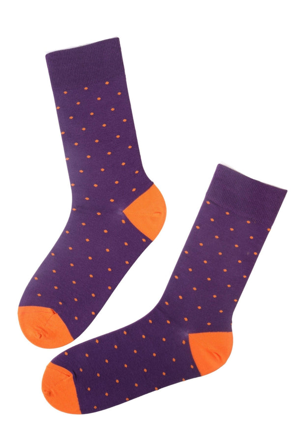 GORDON purple cotton socks for men - Premium Socks from Orchid Themis - Just $17.82! Shop now at dreamcatcherbutik