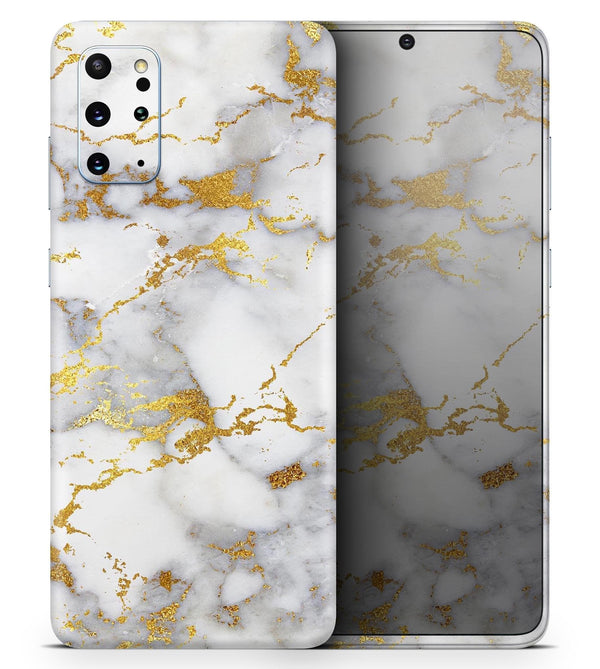 Marble & Digital Gold Foil V7 - Skin-Kit for the Samsung Galaxy - Premium Accessories from Blue Leto - Just $15! Shop now at dreamcatcherbutik