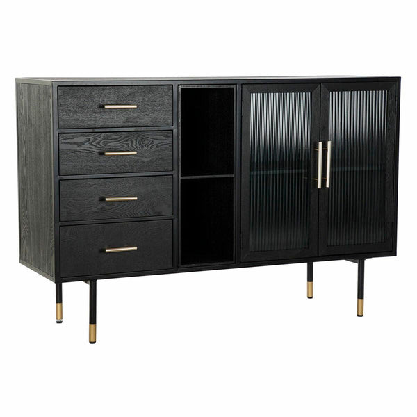 Sideboard DKD Home Decor Black Crystal MDF Wood 120 x 38 x 80 cm - Premium Furniture from Bigbuy - Just $456.16! Shop now at dreamcatcherbutik