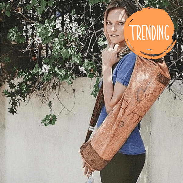 Yoga Bag - OMSutra  Hand Crafted Chic Bag - Premium Bags & Wallets from Alabaster - Just $56.62! Shop now at dreamcatcherbutik