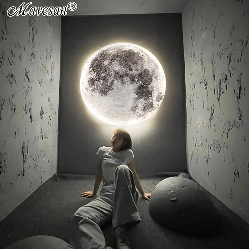 Moon LED Wall Light - dreamcatcherbutik