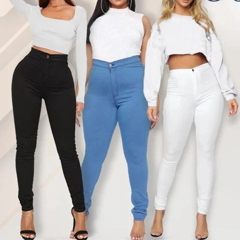 Plus-Size Denim Jeans Women - dreamcatcherbutik